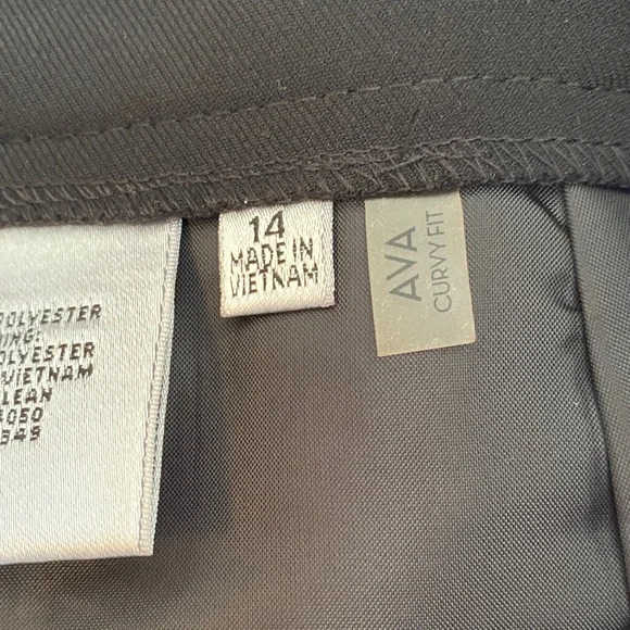 Kasper Classic Black Women's Trousers - Picture 4 of 6